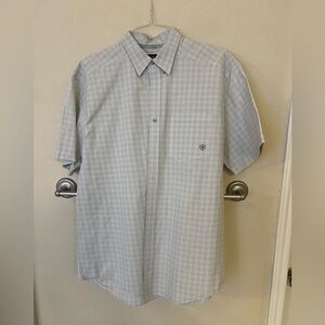 Ariat Pro Series Shirt White Short Sleeve Button Up Casual XL
Dry Cleaned!